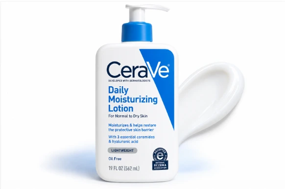 CeraVe Daily Moisturizing Lotion for normal to dry skin with lightweight texture