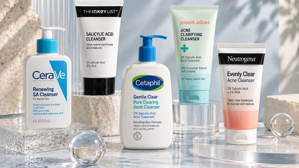 salicylic acid cleansers for blackheads