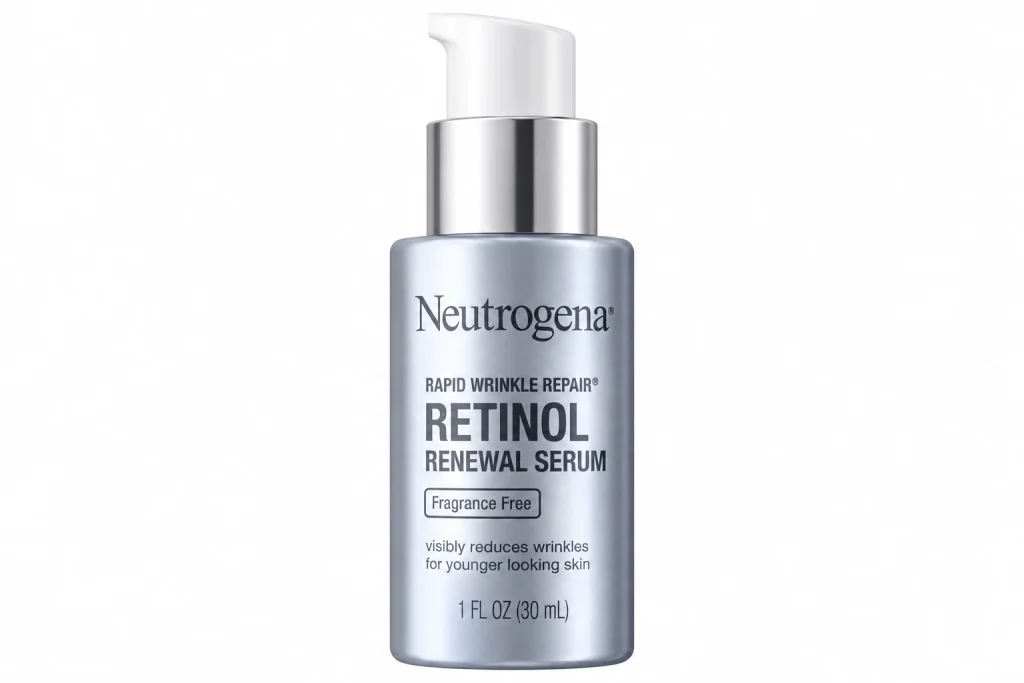 Neutrogena Rapid Wrinkle Repair Retinol Renewal, the best Serum for beginners