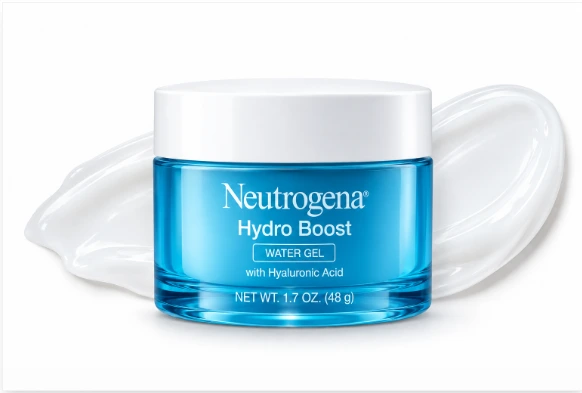  Neutrogena Hydro Boost Water Gel for oily and dull skin.]