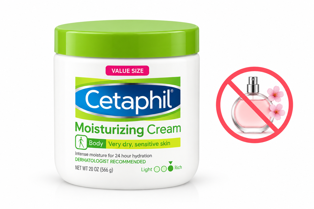 moisturizing cream fragrance free for very dry skin: Cetaphil Moisturizing Cream