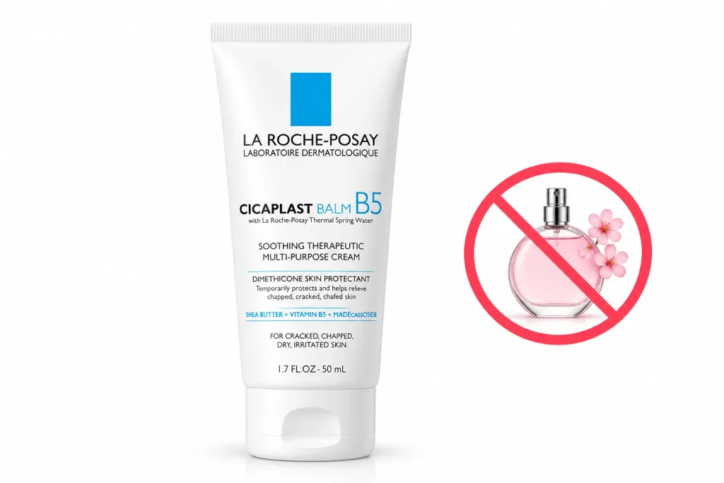 fragrance free moisturizer for irritated skin: La Roche-Posay Cicaplast Baume B5