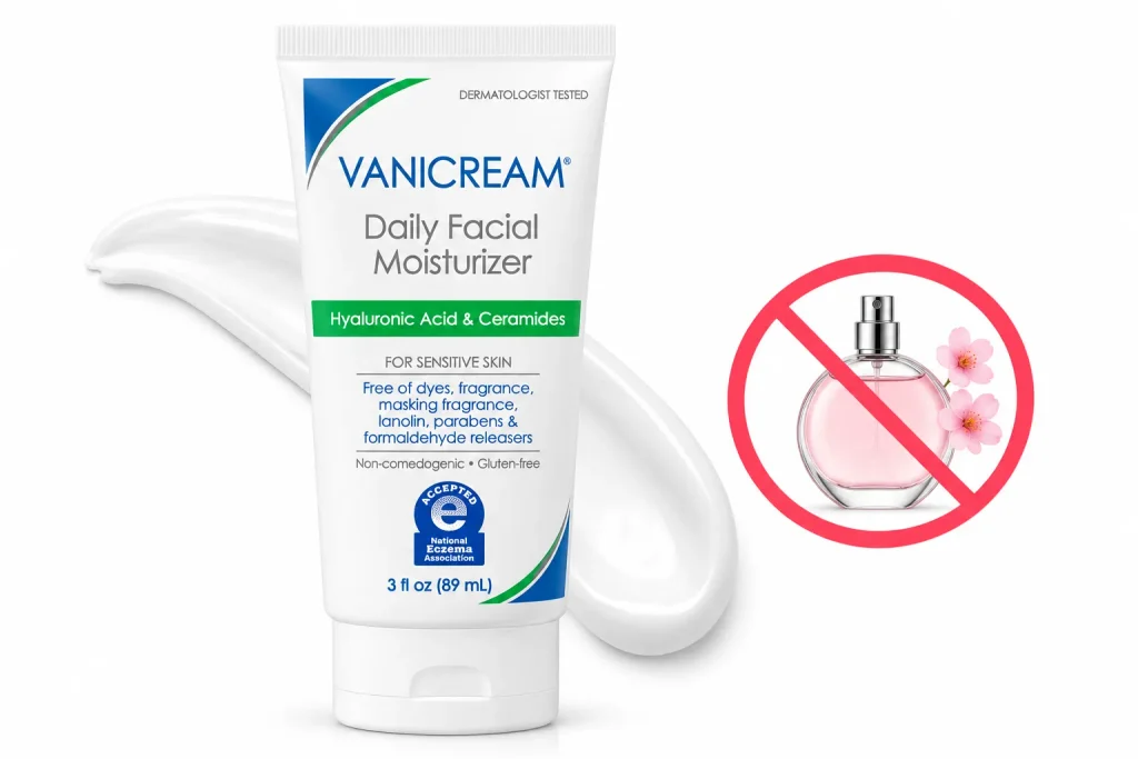 fragrance free face moisturizer: Vanicream Daily Facial Moisturizer